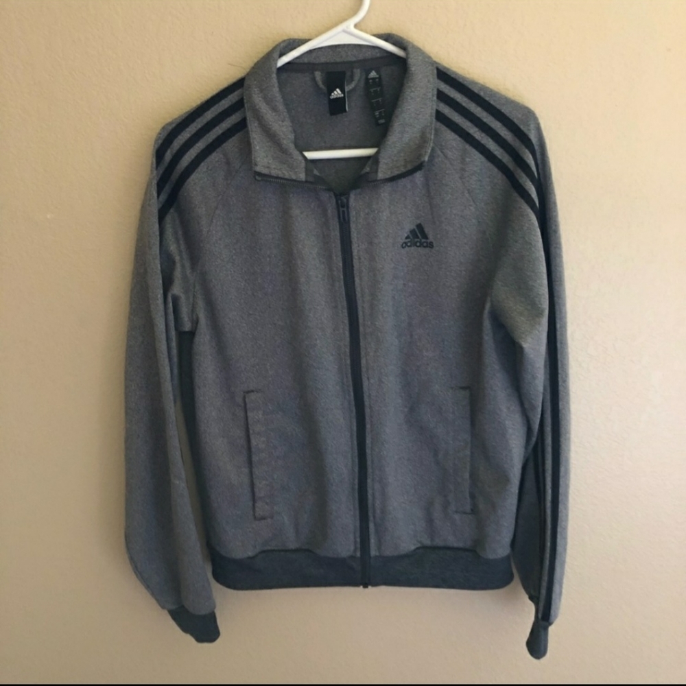 Adidas Gray Zip-up Jacket